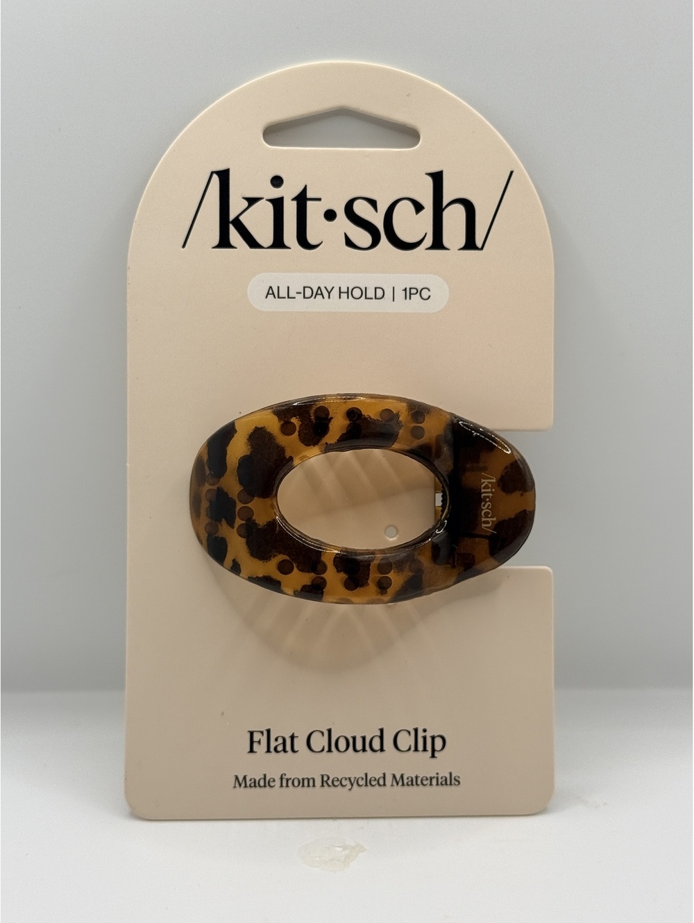 ⭐PICK 3/$15 Kitsch Tortoise Cloud Flat Claw Clip Small